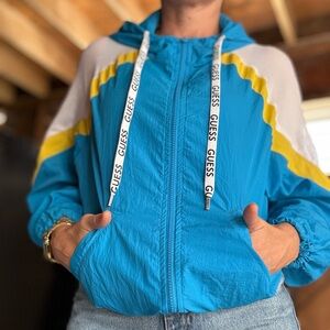 Retro Guess Windbreaker 90s Fashion
